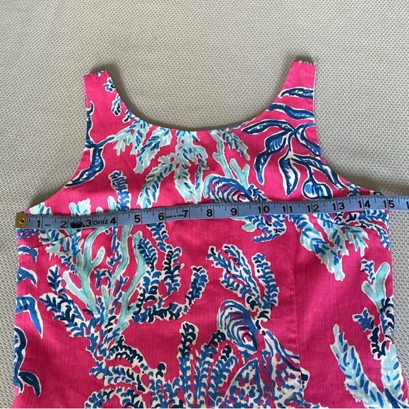 Lilly Pulitzer Cathy Samba Vibrant Pink and Blue Sleeveless Dress Size 14 - Picture 7 of 10